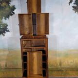 Chiffonnier grande commode en noyer  XIX ème siècle