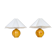 Sculptural modern table lamps from the mid-century in solid pine, Sweden, 1970s.