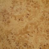 Wooden coffee table and elm magnifying glass 1970