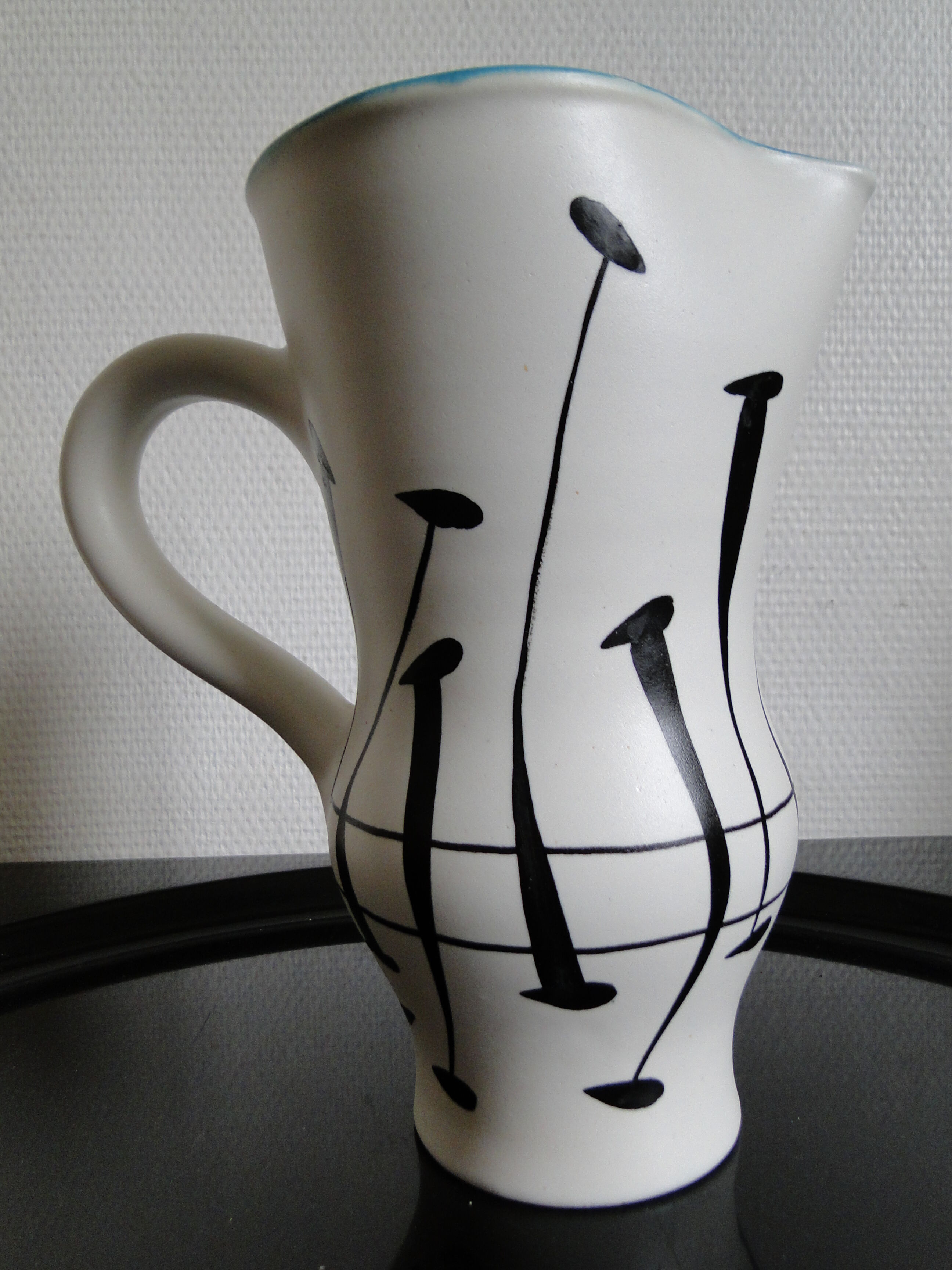 Pitcher by Roger Capron Vallauris France 1960s