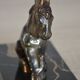 Free-standing donkey in resin