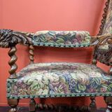 Neo-baroque armchair, circa 1880