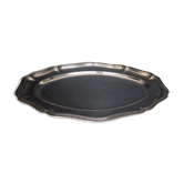 Silver metal dish