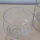 Set de 2 verres à pied, ciselé, art déco