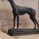 Bronze sculpture of a Greyhound
