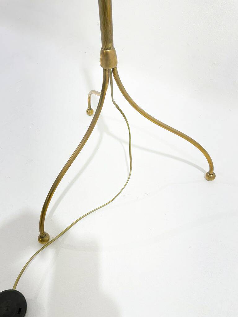 Brass floor lamp from the 60s, Italy