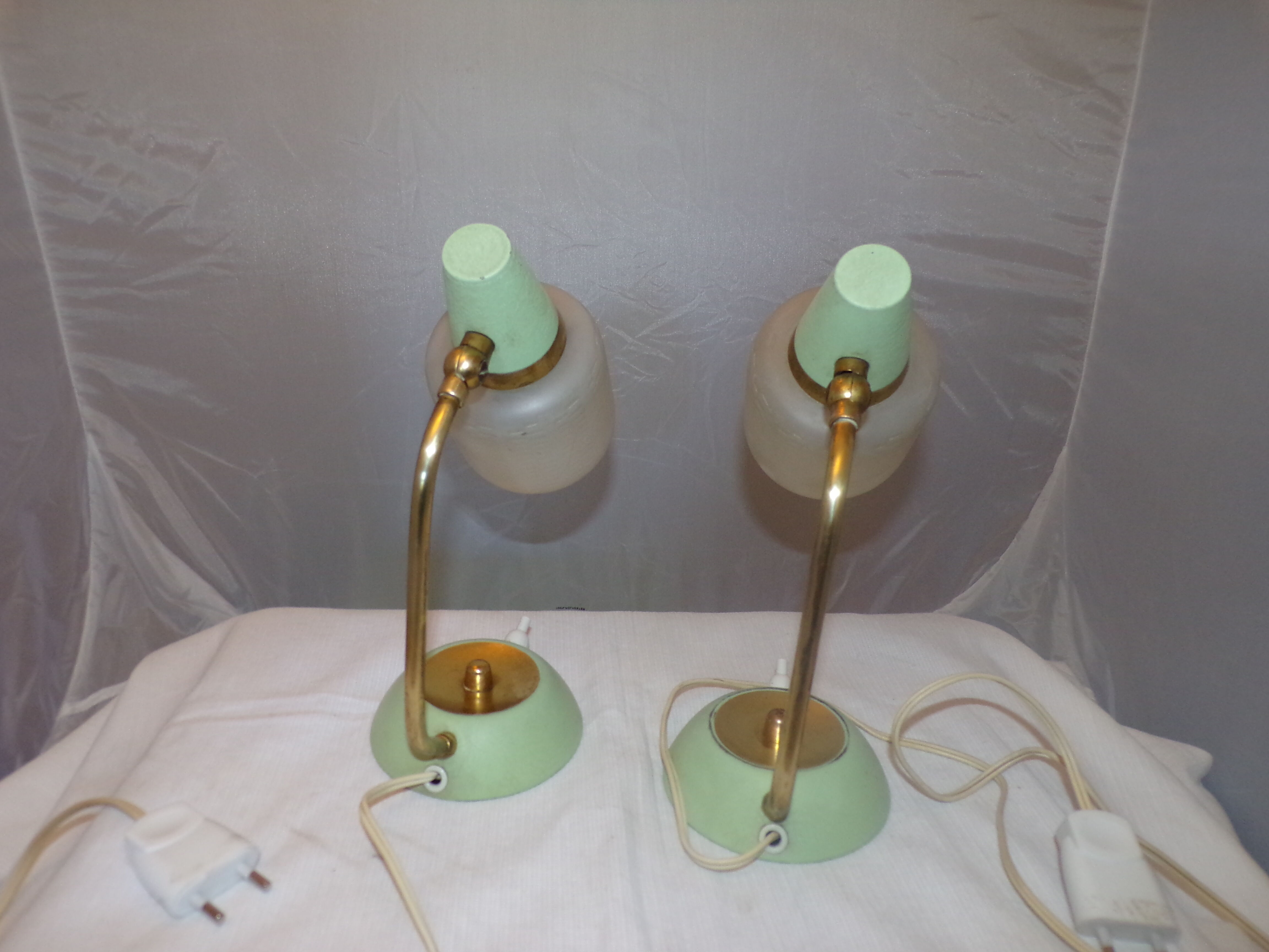 2 bedside lamps 50 years