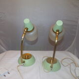 2 bedside lamps 50 years
