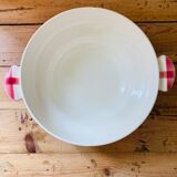 Salad bowl fn givors checkered bordeaux