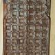 Porte ancienne en bois avec croisillons