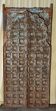 Old wooden door with braces