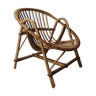 Children's rattan shell chair