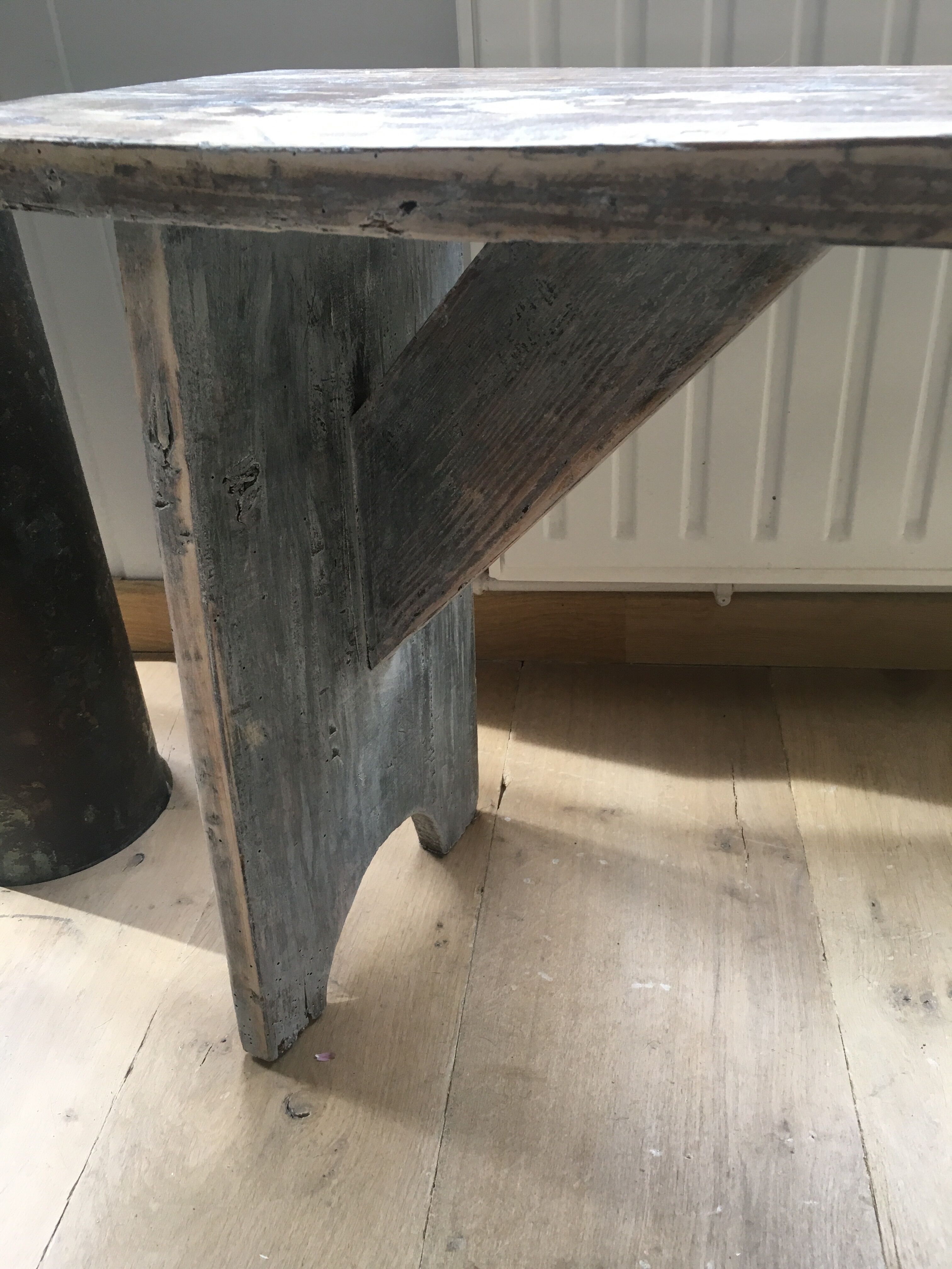 Wooden bench