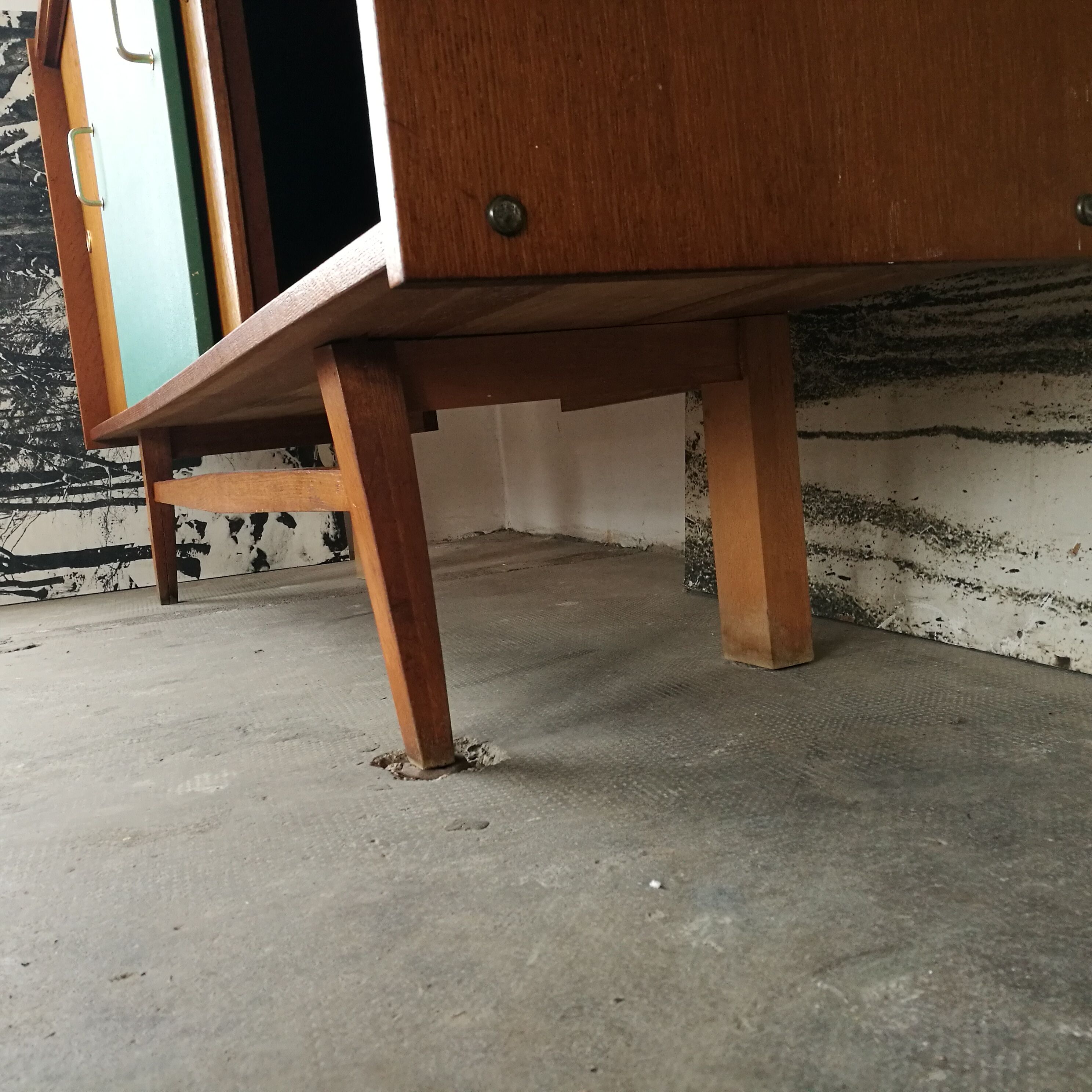 Vintage oak enfilade