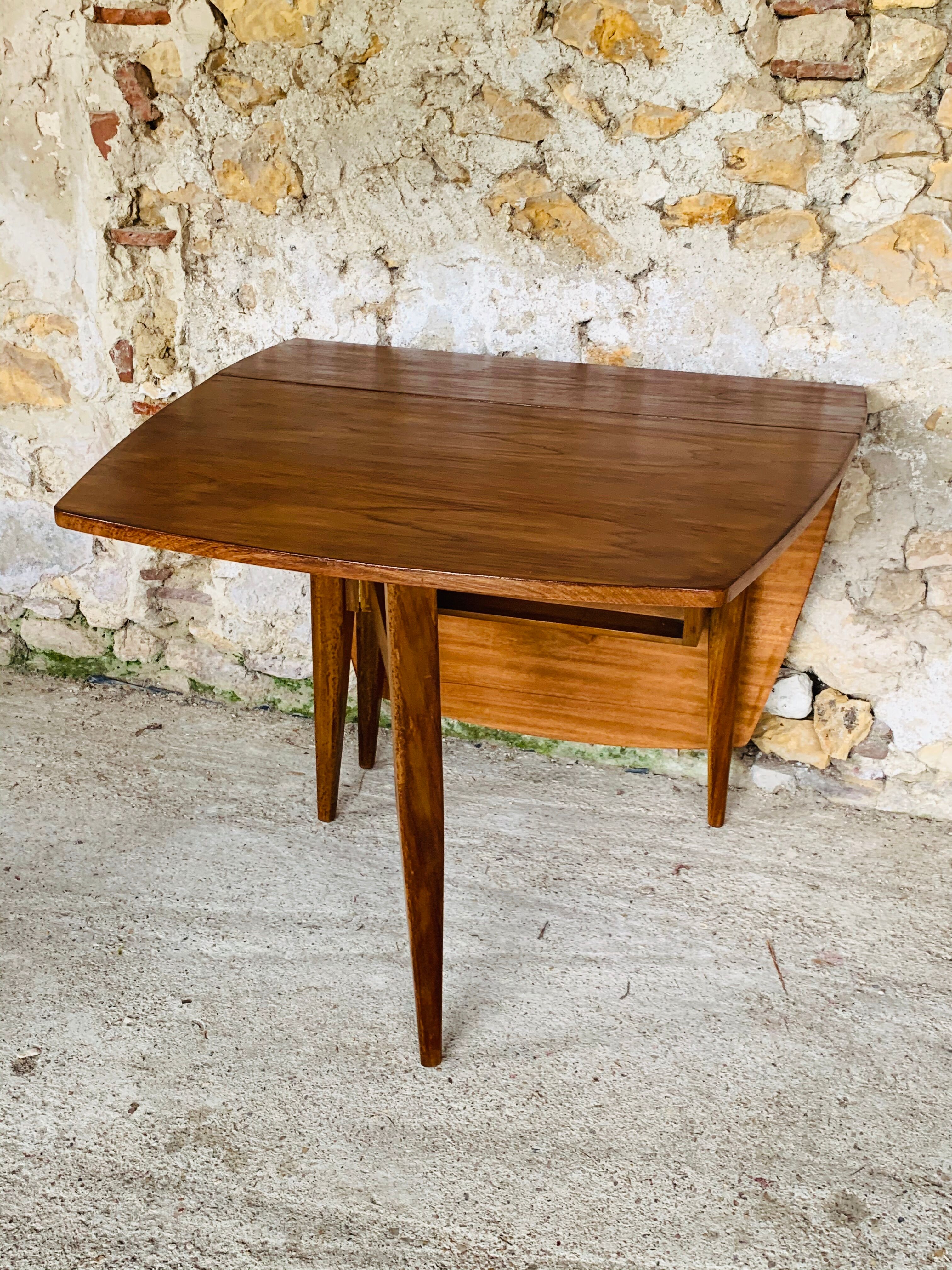 Teak folding dining table by Greaves & Thomas 1967