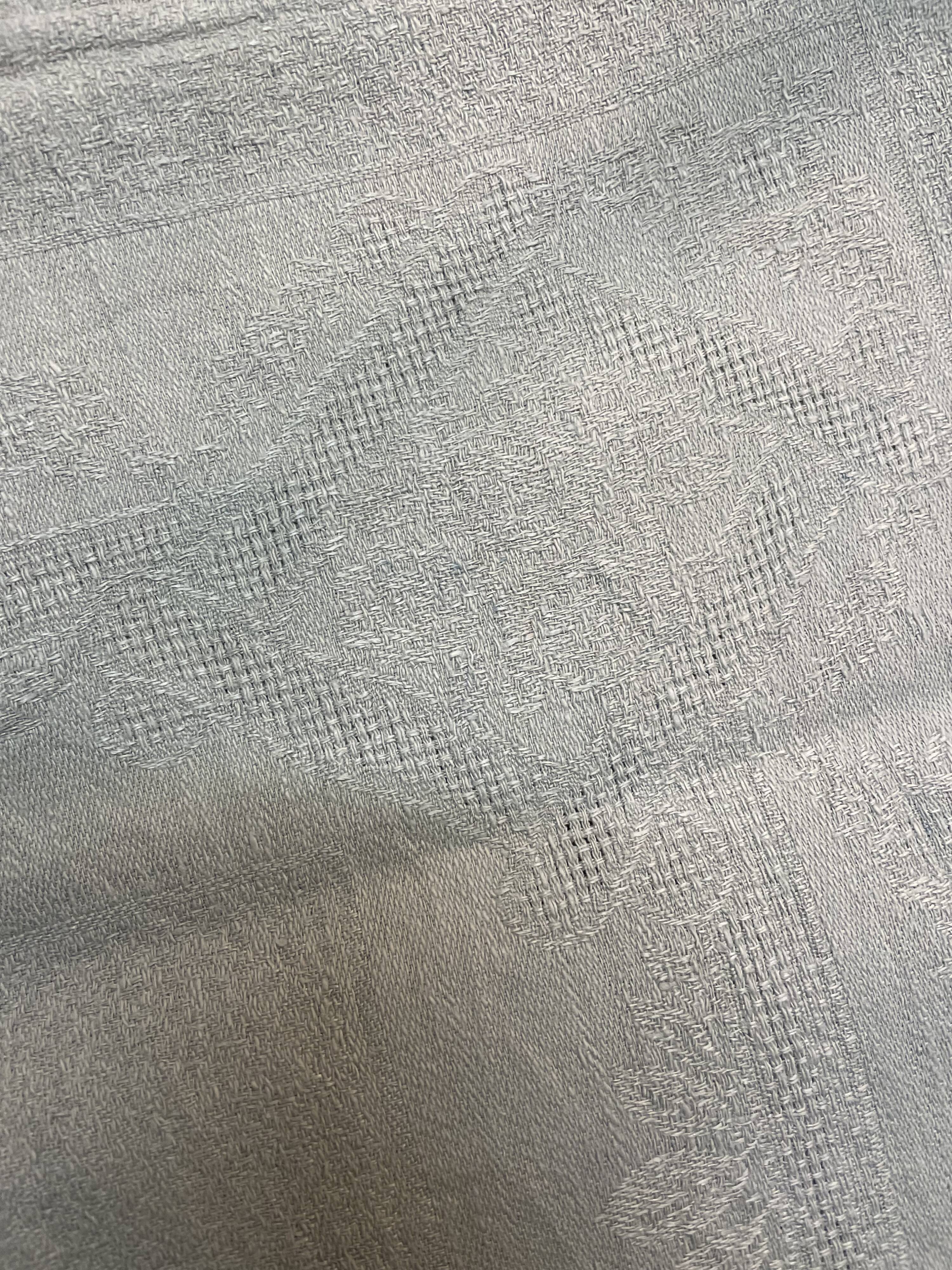 Set of 4 old gray monogram towels