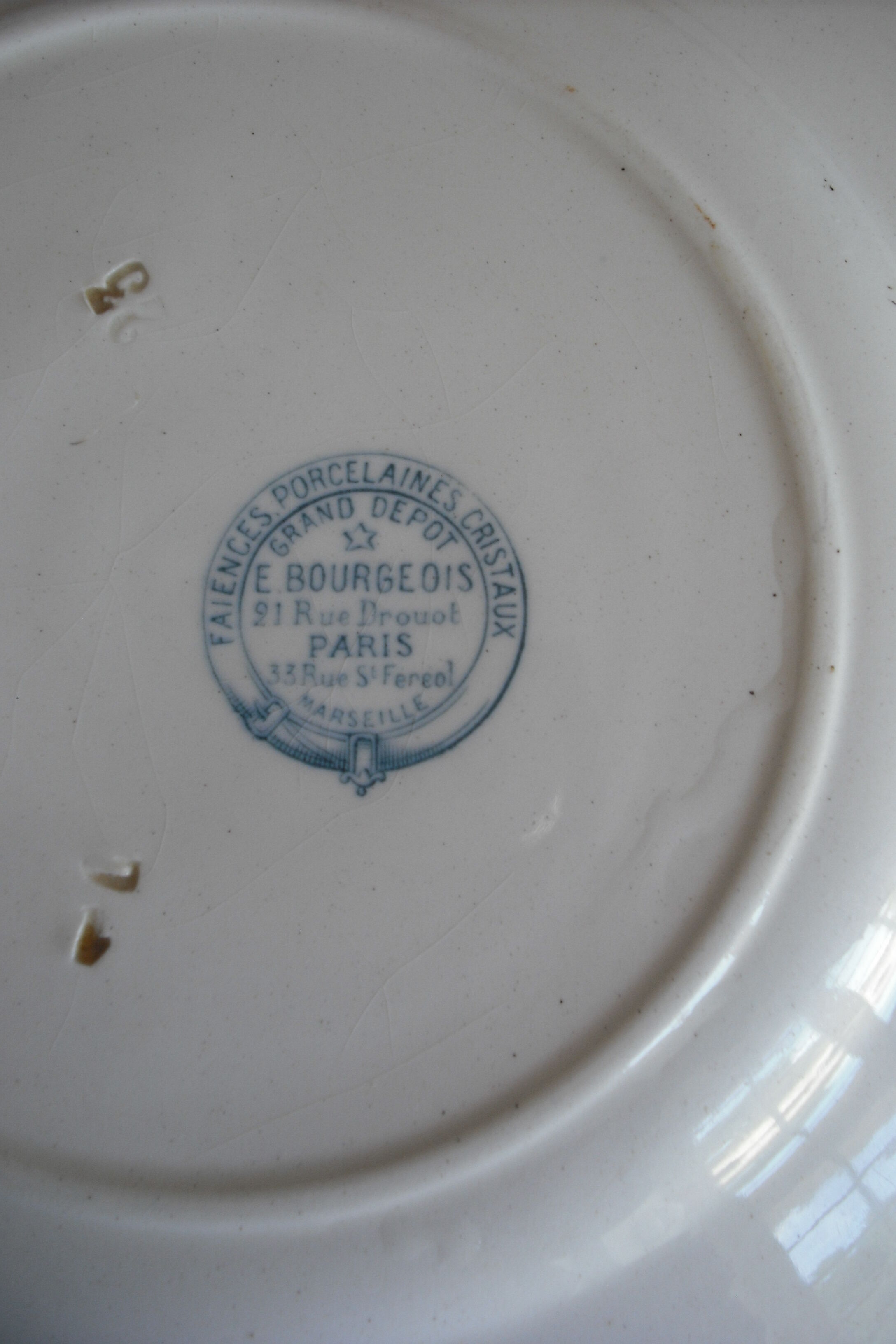 9 plates St Amand, Clairefontaine, Bourgeois