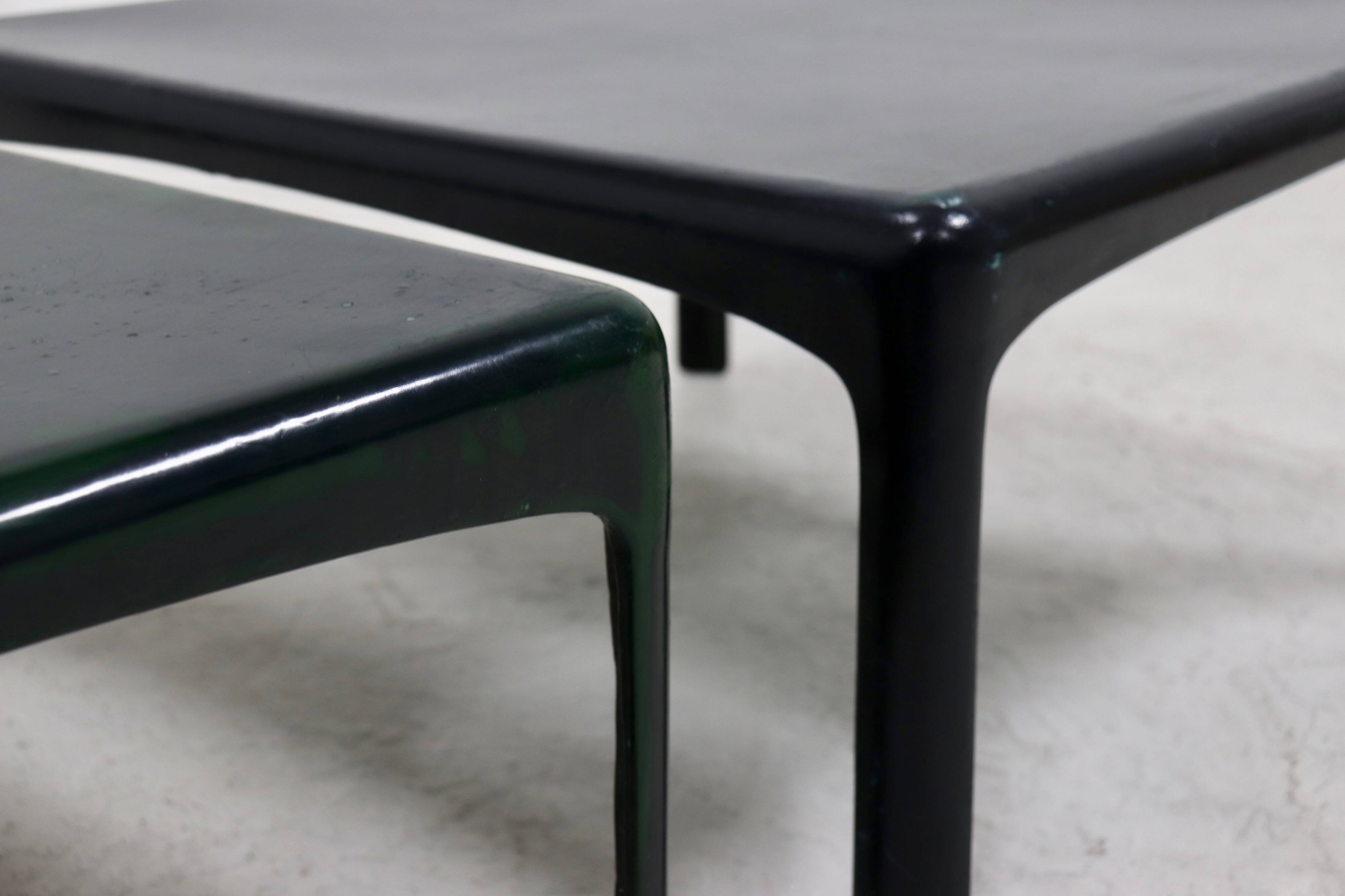 Set of 2 Fiberglass Side or Coffee tables 1960s