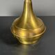 Midcentury Italian modernist brass dome mushroom table lamp, 1960s