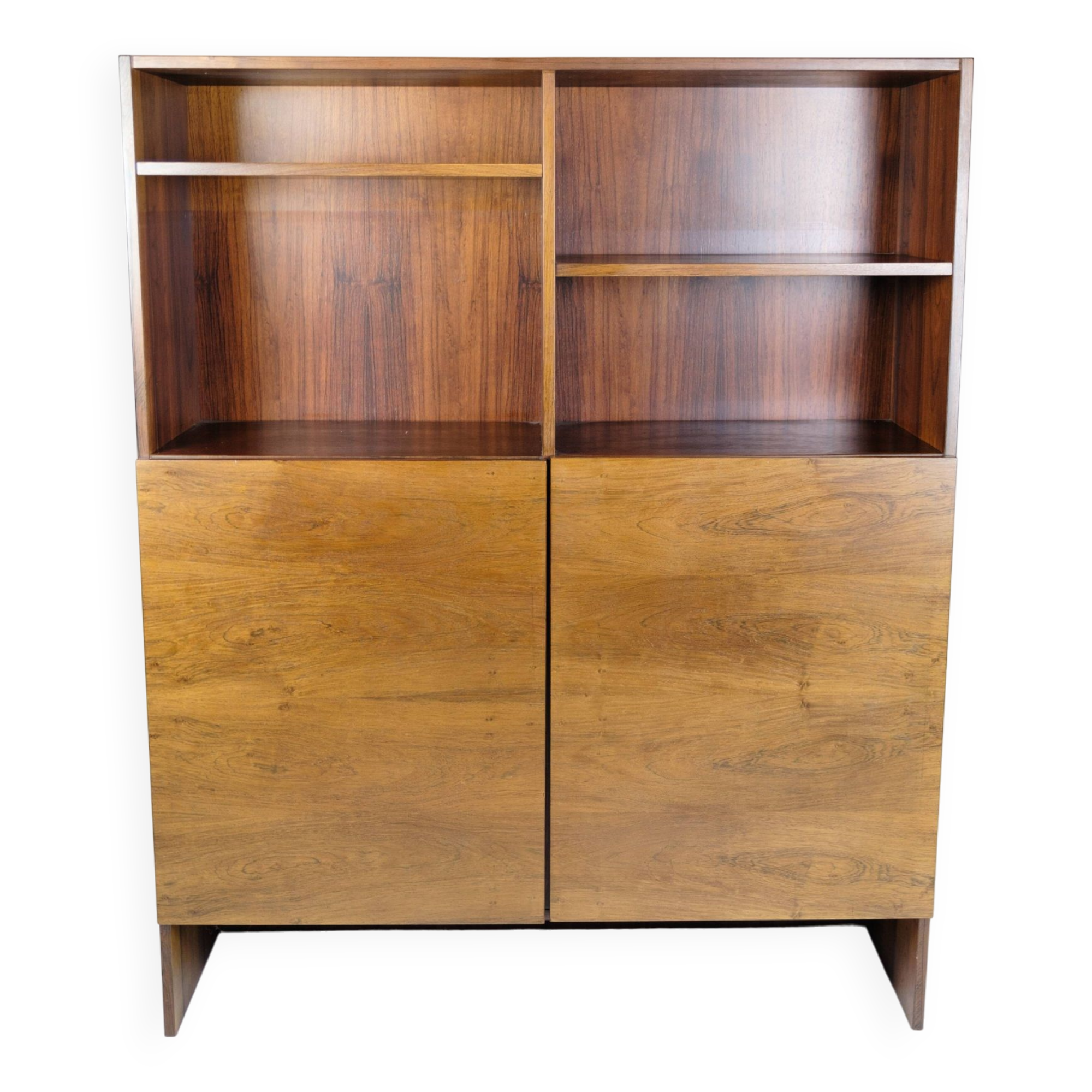 Bookcase Made In Rosewood From 1960s
