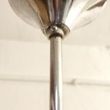 Plastic and glass ceiling lamp spain, 1970s