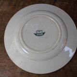 Set of 7 flat plates Sté Amandinoise St Amand, model Margot