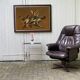 Vintage swivel armchair Unico 1970s