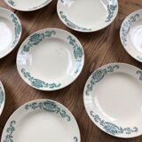 22 plates Lutece Longchamps