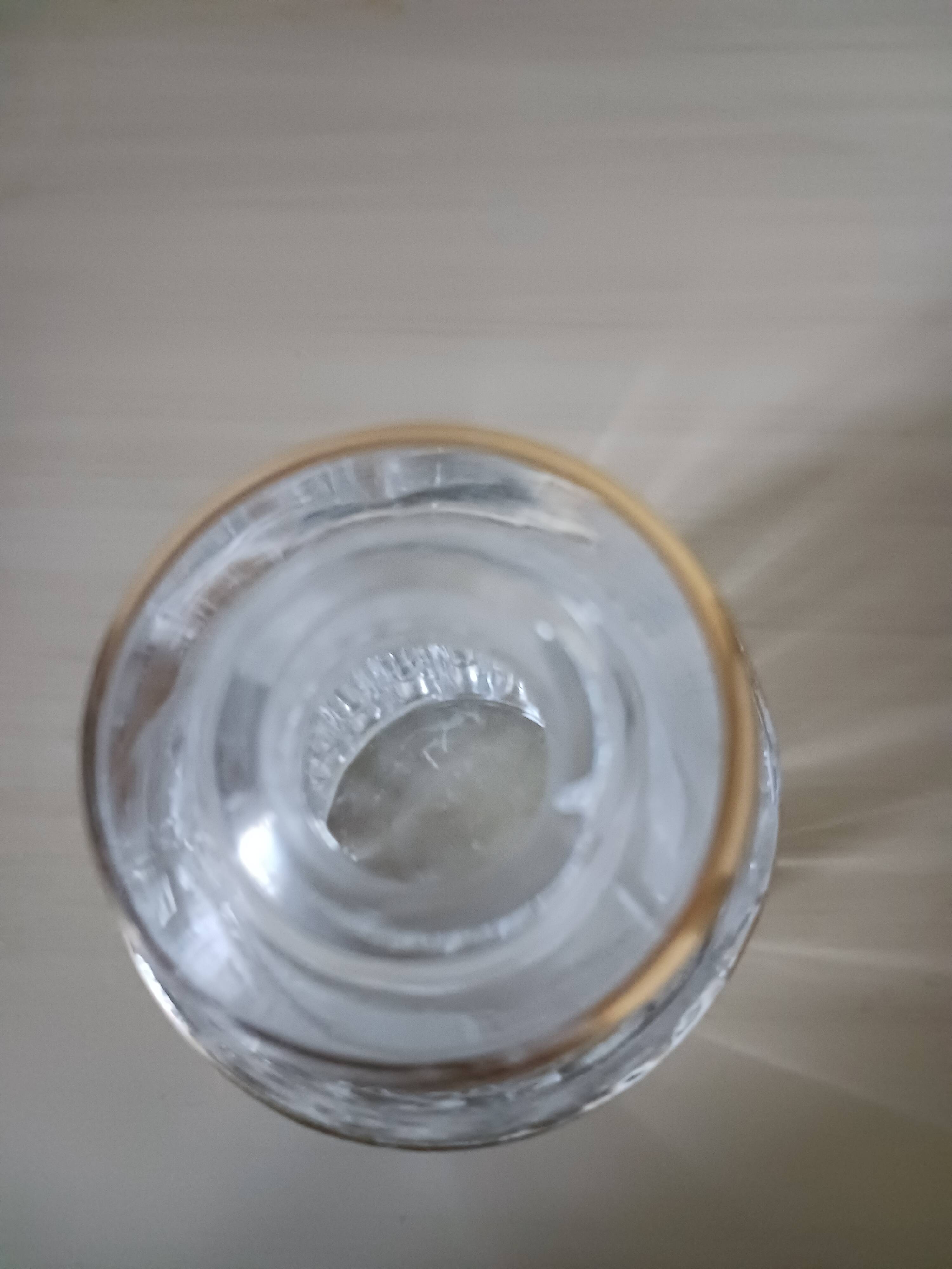 Antique bottle, in St Louis crystal