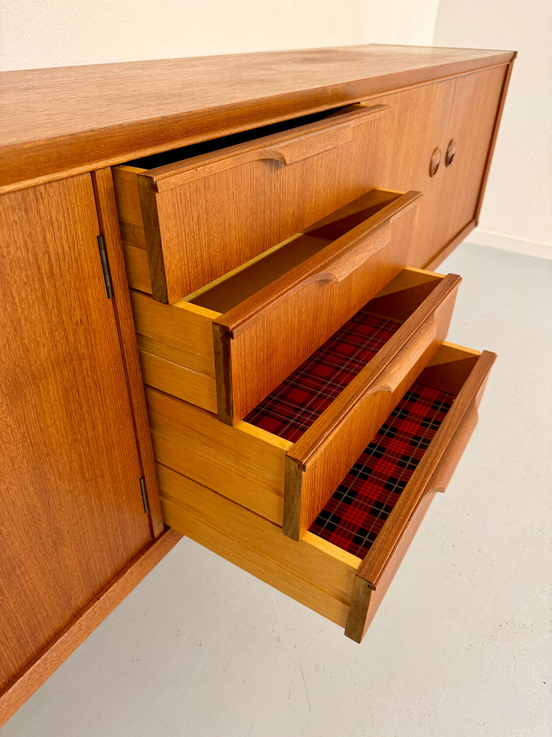 Vintage Scandinavian sideboard designed by Marten Franckena Fristho.