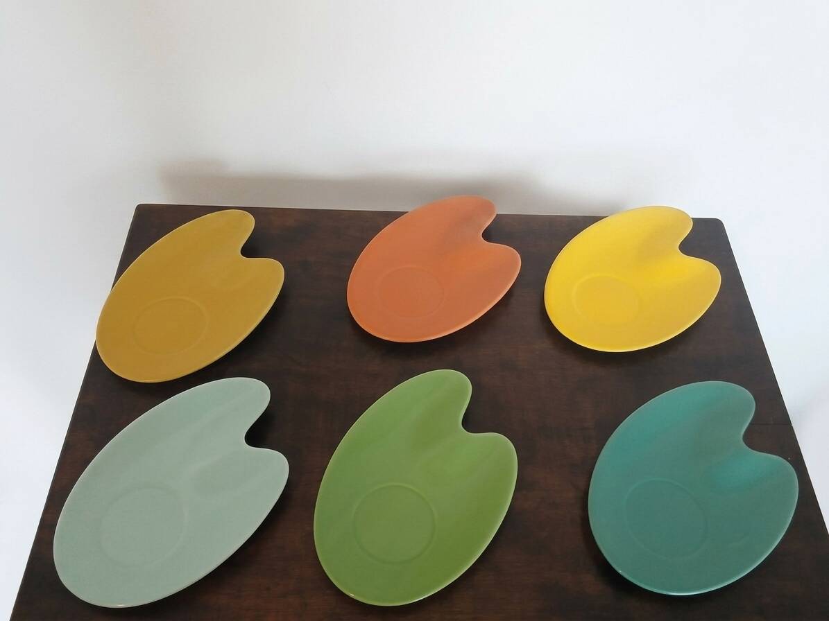 Coffee service Geneviève Lethu - Artist Palette model for 6 people