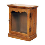 Wall display case - old Burmese teak clock box