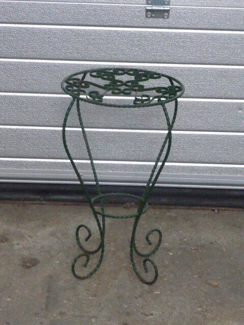 Charming metal plant holder 1950