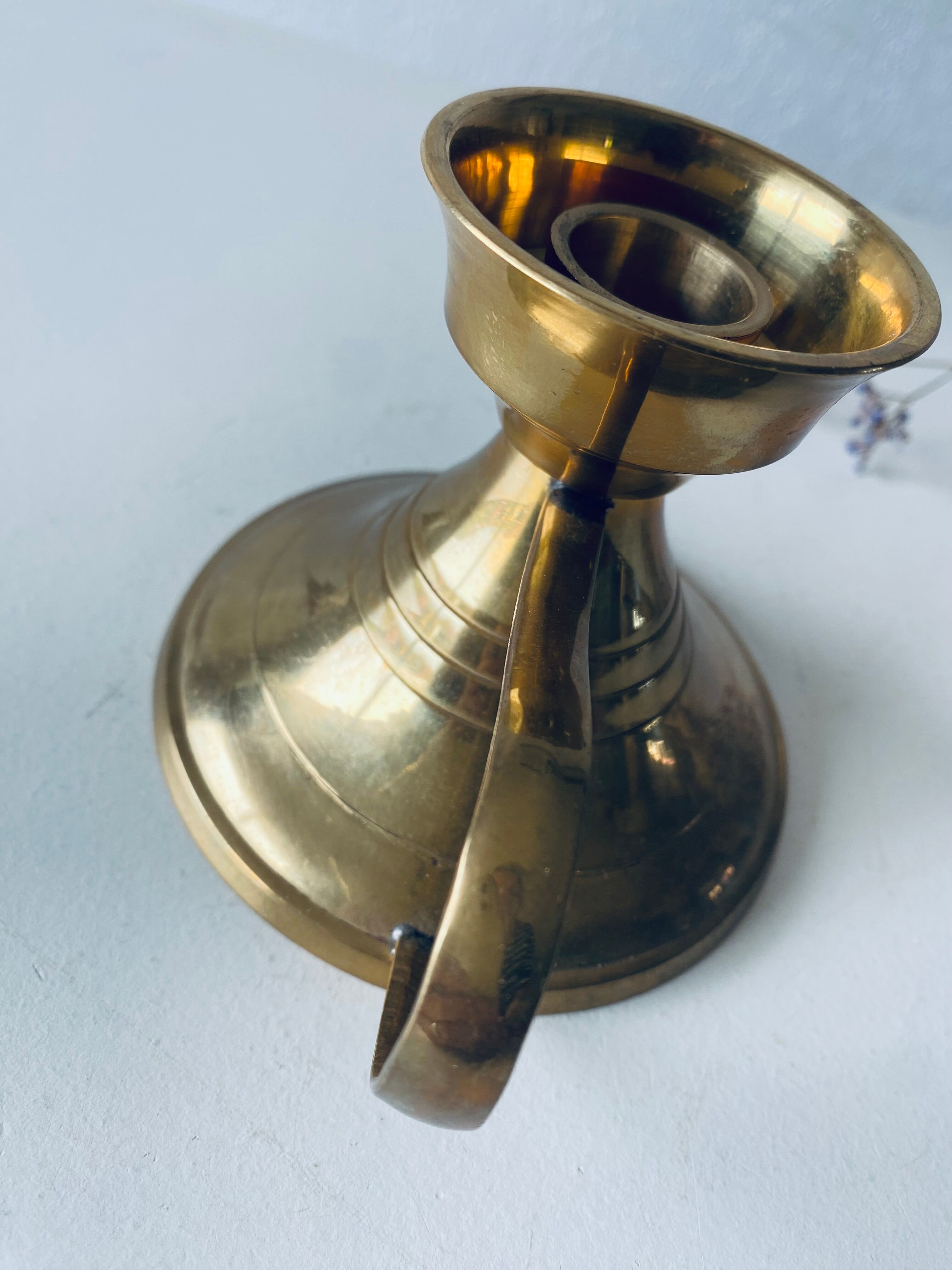Brass candle holder