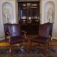 Carver office chair in Spencer House leather