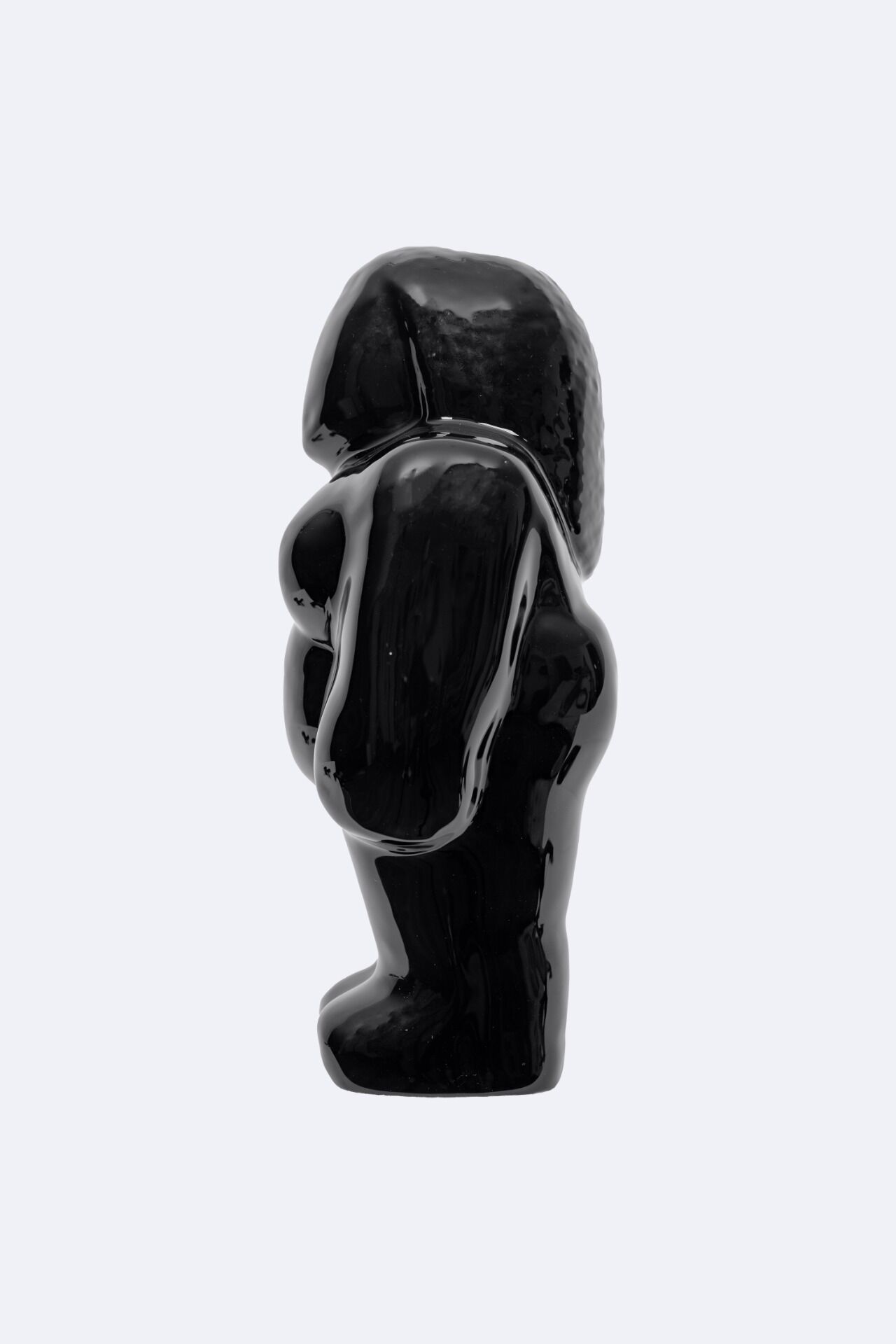 Gaia black vase