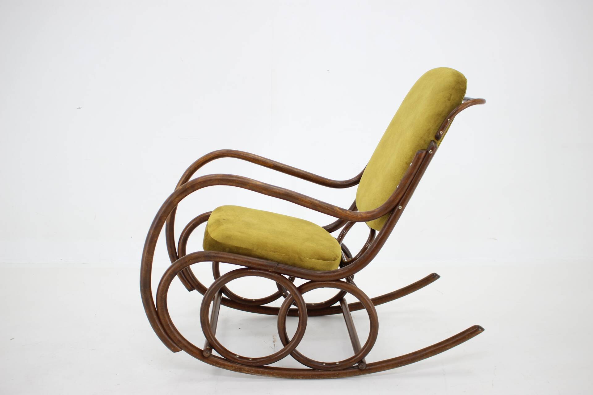 Restored Rocking Chair By Ton ,Czechoslovakia 1960s