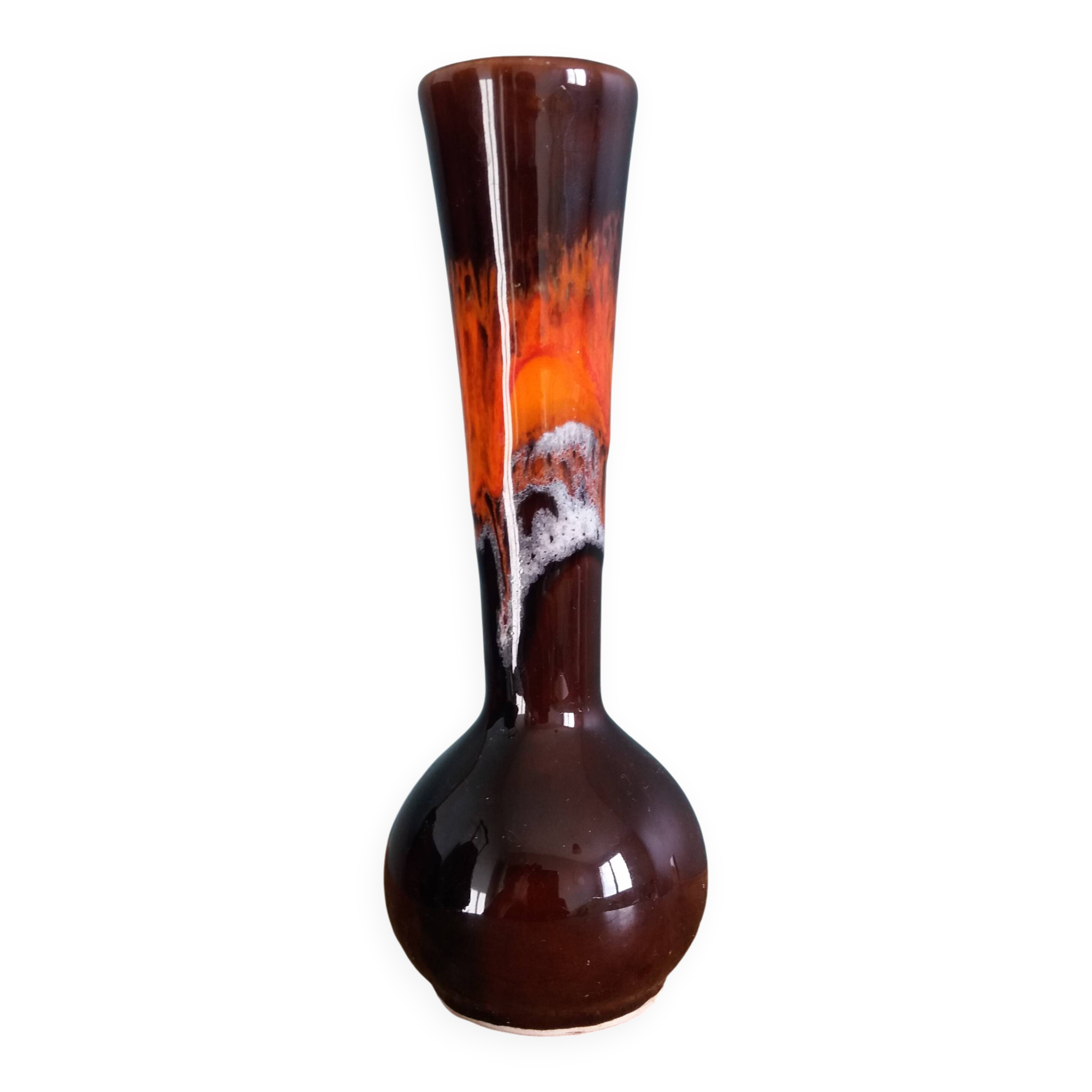 Vase soliflore Vallauris signed FPP Faïences and pottery from Provence