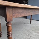 Beech farmhouse bistro restaurant table