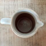 Vintage pitcher in earthenware from digoin lml sarreguemines