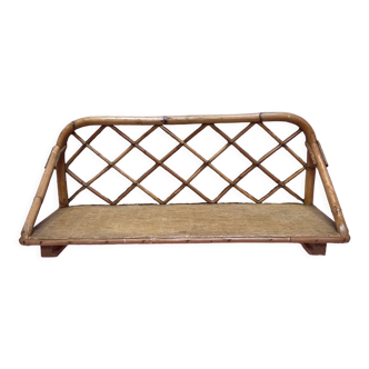 Etagere en rotin vintage