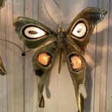 Pair of butterfly sconces by Henri Fernandez