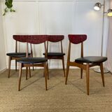 4 chairs restored