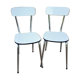 Lot de 2 chaises formica