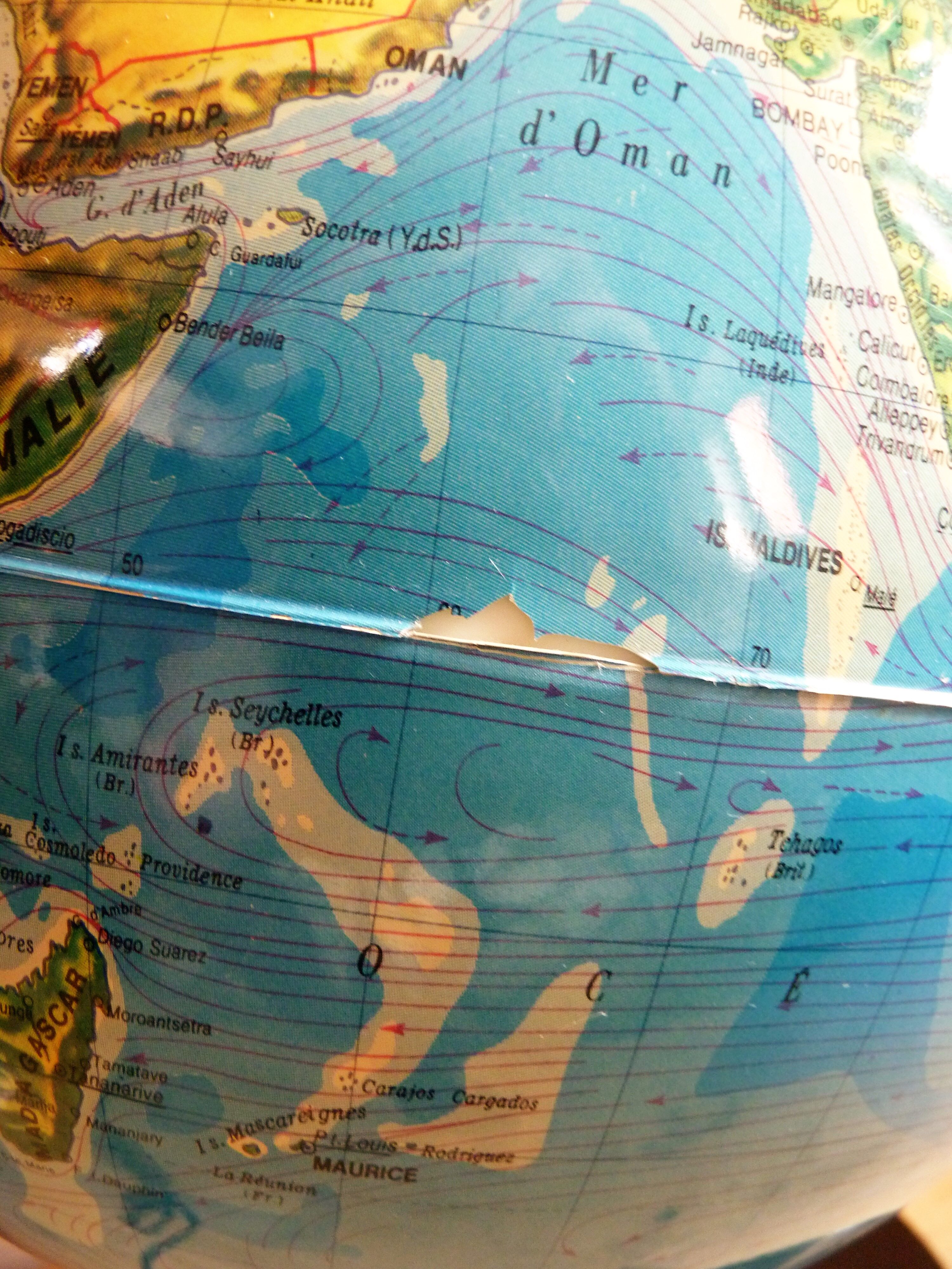 Luminous globe year 80