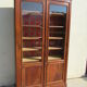 Bookcase old late 19th walnut