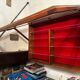 Wall display case for Collection - Wood and Plexiglass D 18 cm / W 106 cm / H 7 cm