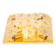 Magnificent small wall lamp/ceiling fixture in glass in the shape of a flower E. Palme, Germany.