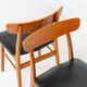 Ensemble de 4 chaises de salle à manger Mosbøl par Findahl (Danemark, années 1960).