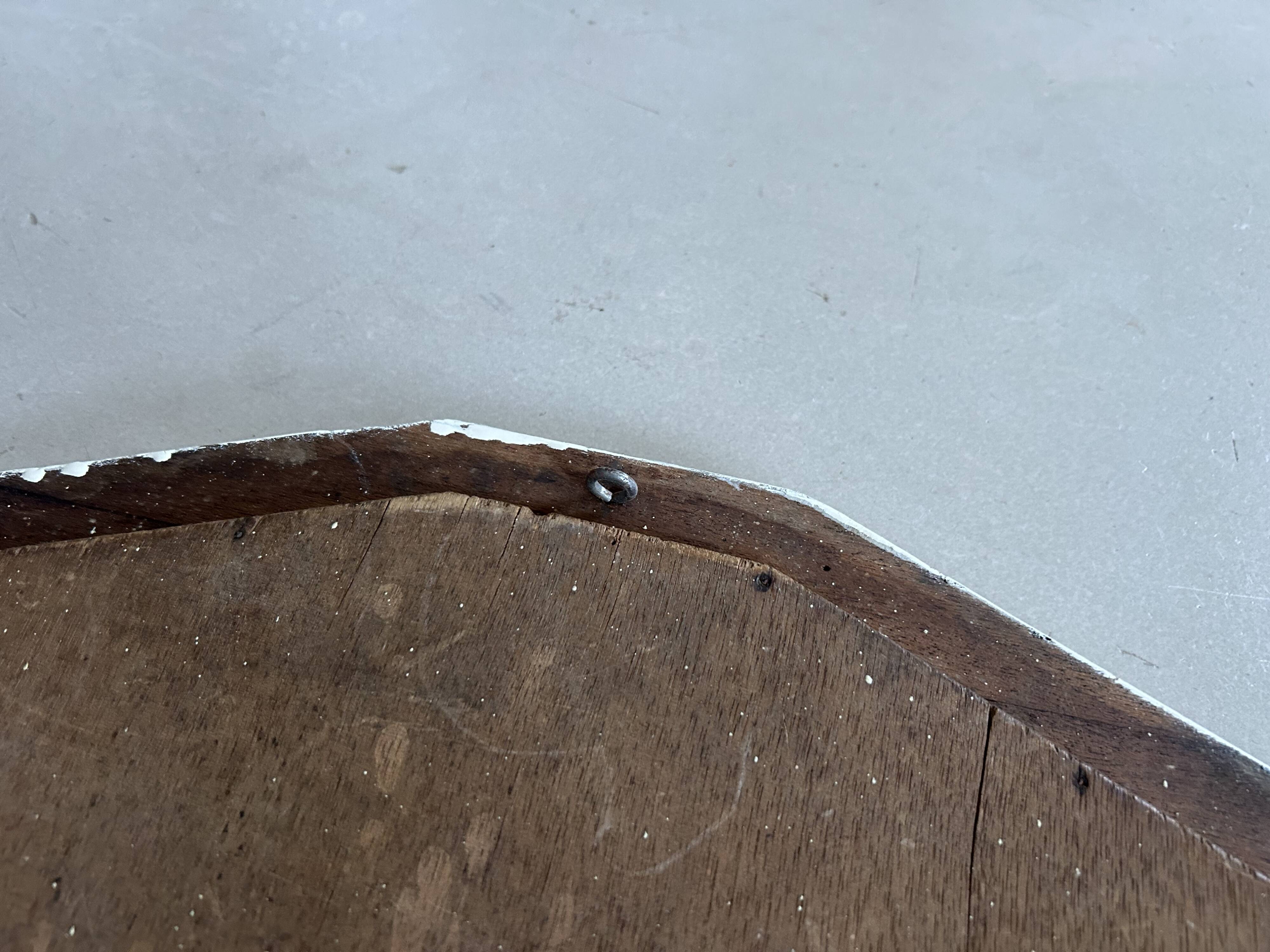 Antique beveled mirror